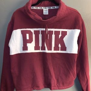 Pink Martin cow neck sweatshirt